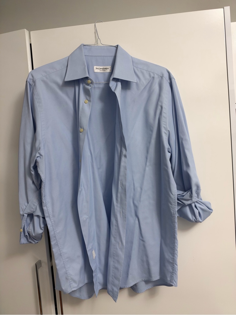 Yves Saint Laurent - Light Blue Men's Dress Shirt - Classic Collar
